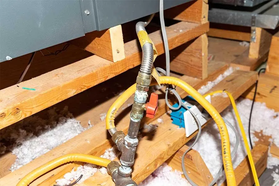 Gas line repair and replacement